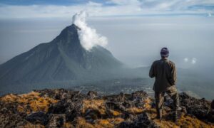 Climbing Mount Karisimbi in Rwanda