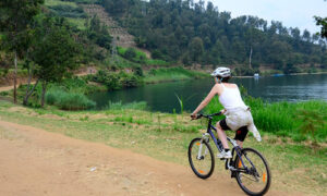 Cycling the Congo Nile Trail Along Lake Kivu